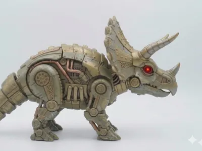 Triceratops robot