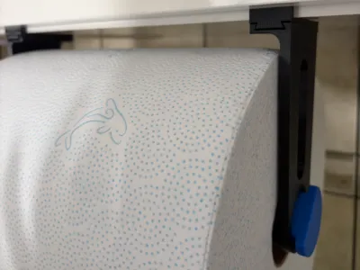 Modular Under-Shelf Paper Towel Holder