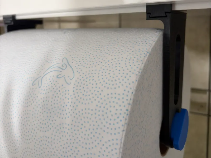 Modular Under-Shelf Paper Towel Holder