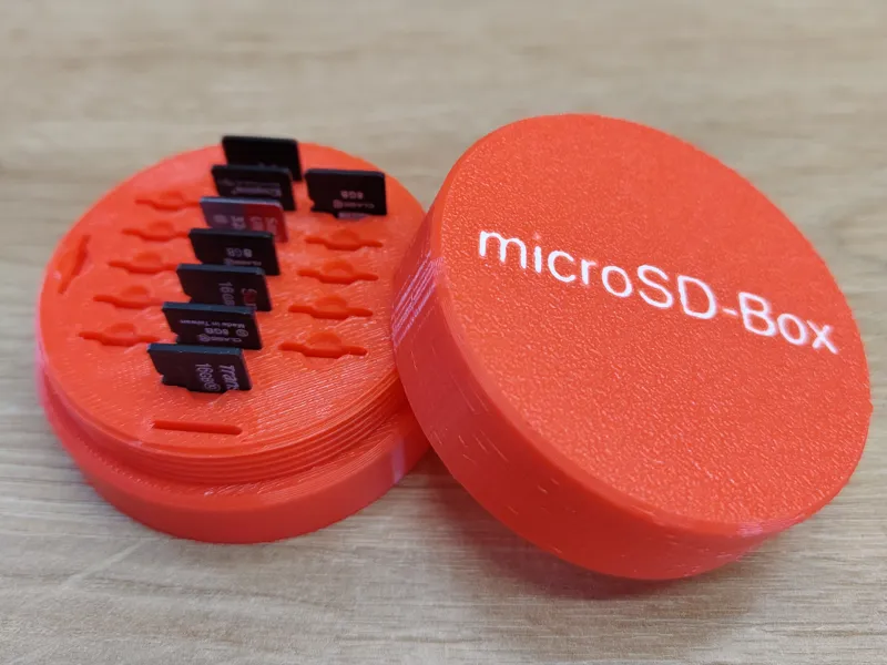 MicroSD-Box RUND