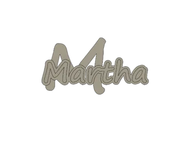 Martha Door sign