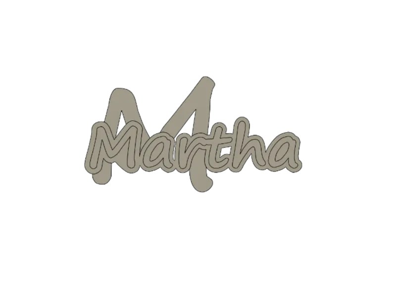 Martha Door sign