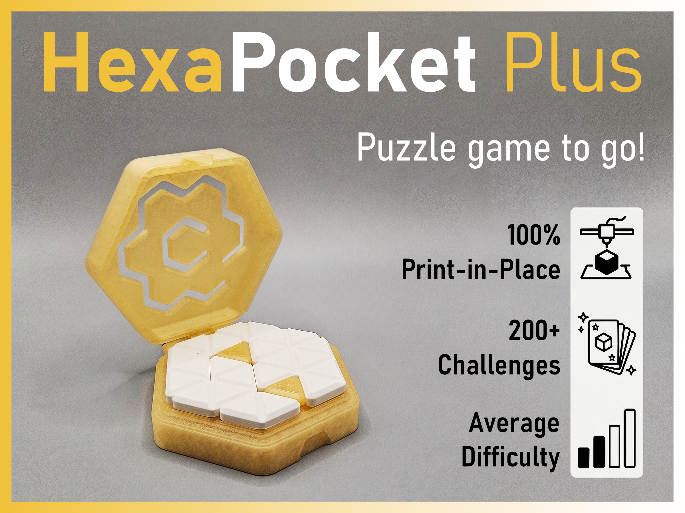Miniatura 2 do modelo 3D HexaPocket Plus - Take-Away Brainteaser
