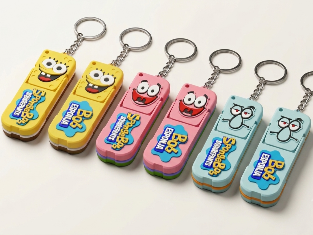 Llavero Porta Celular Bob Esponja
