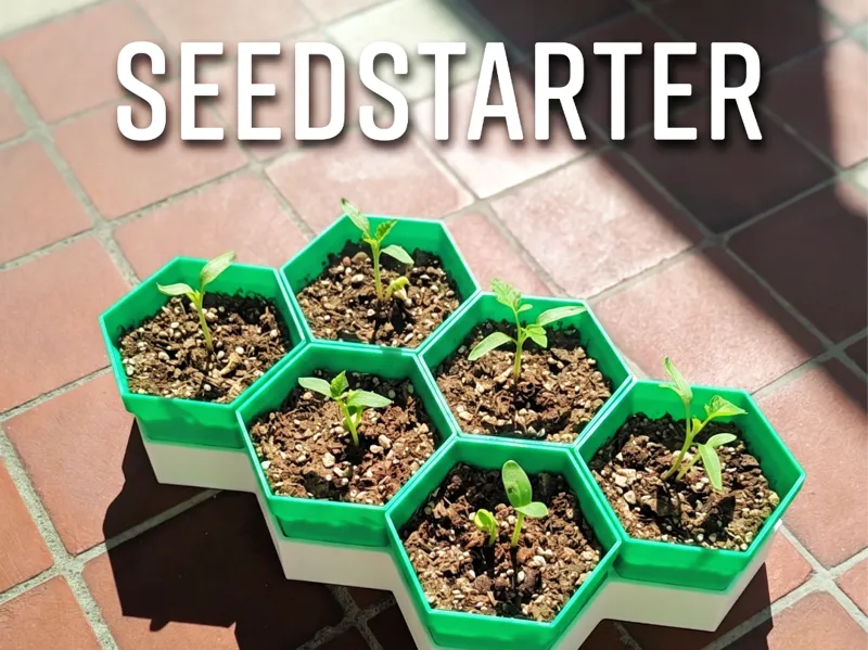 Reusable Seed Starter hexagonal pots