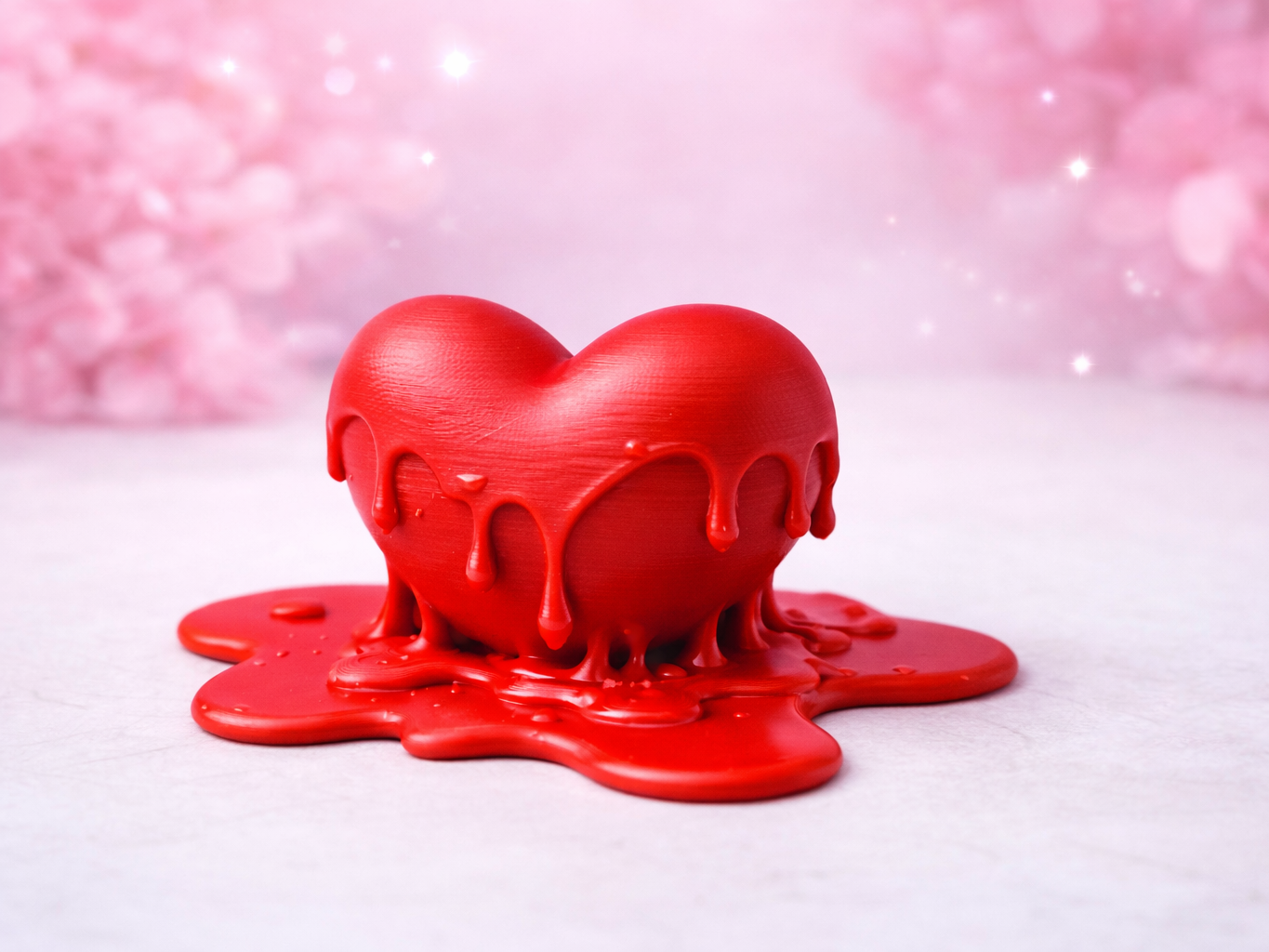 Melting Heart – Romantic Dripping Heart