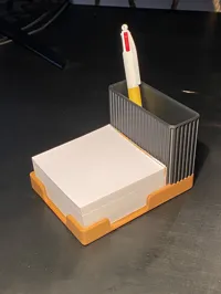 Pour bloc notes 90 x 90 mm et compartiment stylo rétréci