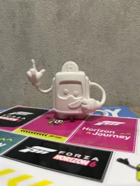 0.2mm layer, 2 walls, 10% infill (one color, keychain)