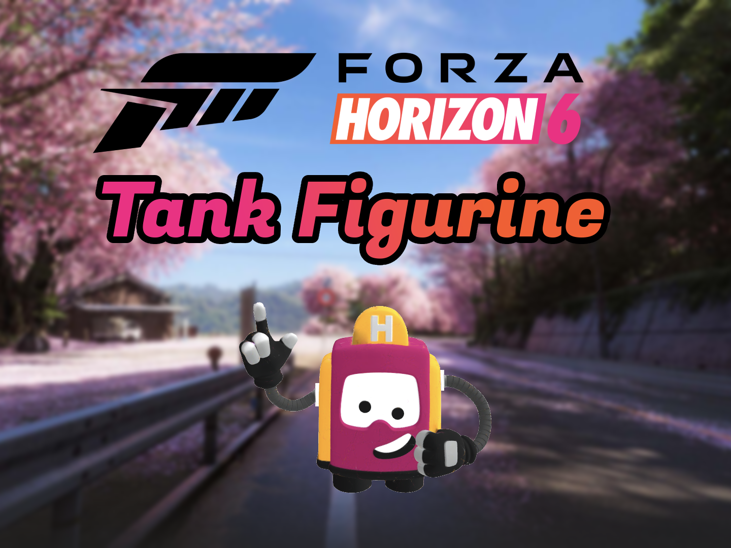 Tank – Forza Horizon Mascot Figure & Keychain FH6