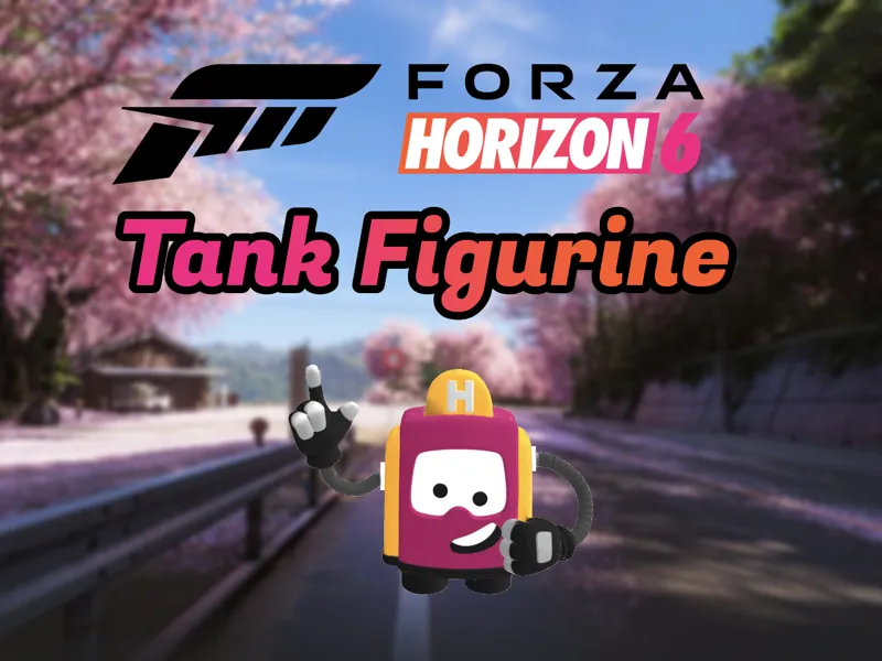 Tank – Forza Horizon Mascot Figure & Keychain FH6