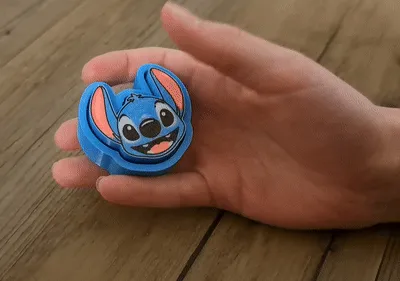 Stitch fidget clicker keyboard view 3