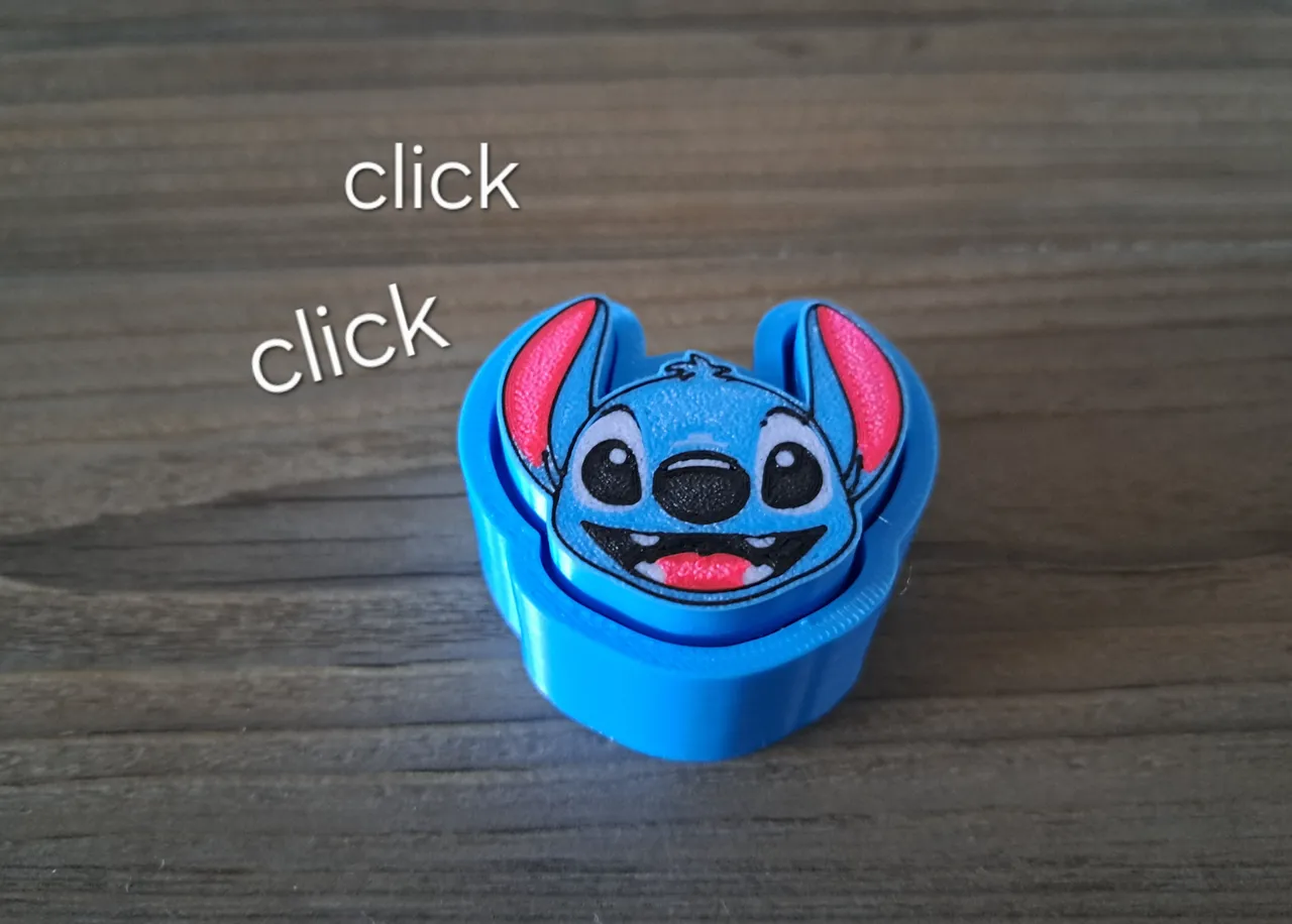 Stitch fidget clicker keyboard view 2