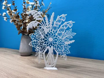 Jarrón decorativo: Autumn flower in a vase — vista de referencia 3