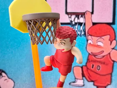 Hanamichi Sakuragi Shooting Illuminated Figurine