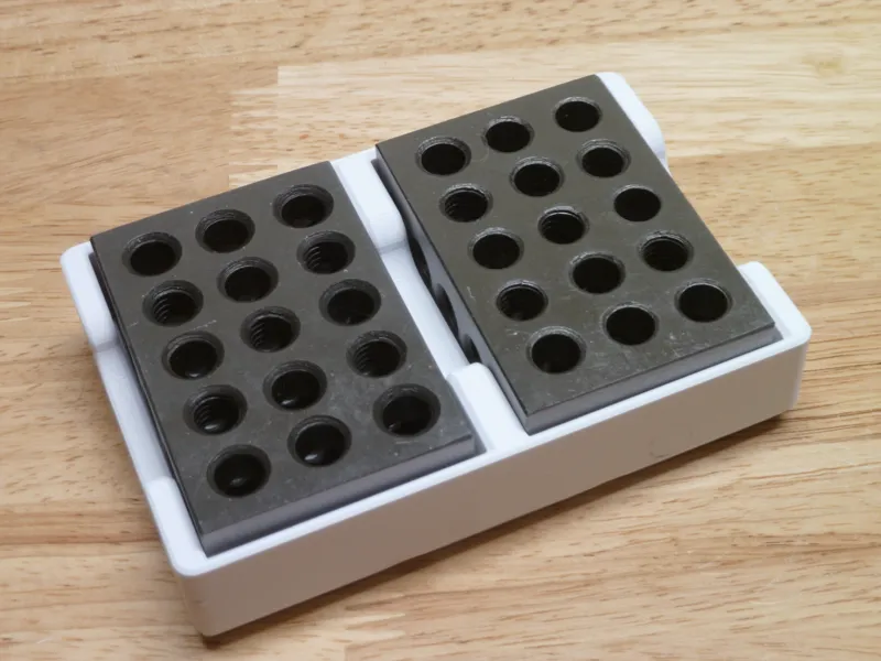 Low Profile 123 Blocks Tray - Gridfinity