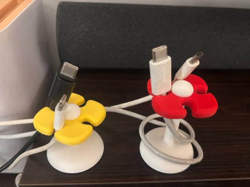 桌面收纳 花瓣理线器 数据线|充电线