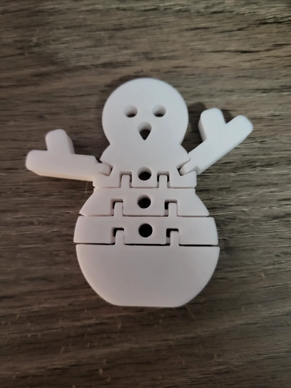Flexi Snowman - Free 3D Print Model - MakerWorld