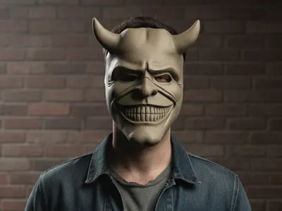 Black Phone Mask