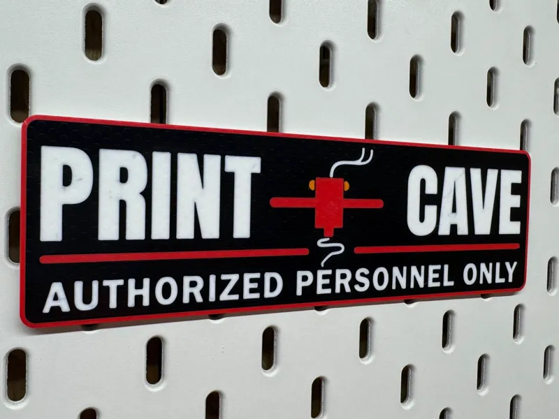 Print cave door or Skadis sign