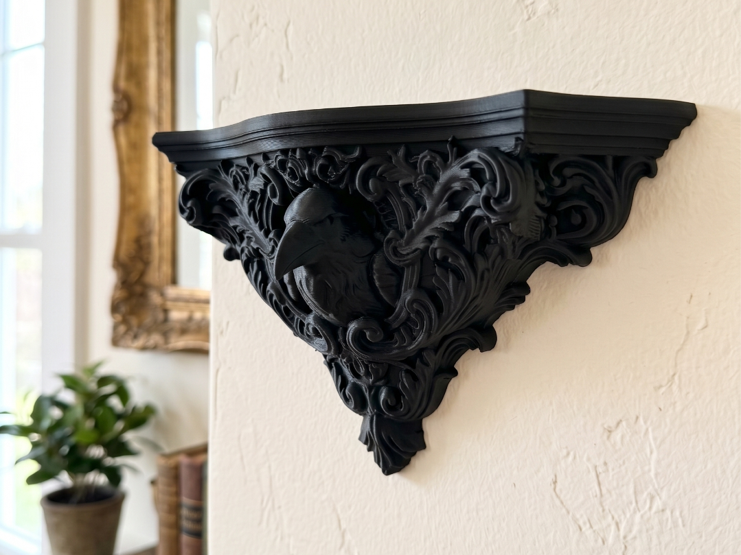 Baroque Raven Console - The Shadow Guardian