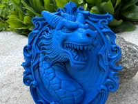 Blason tête de dragon — photo 1