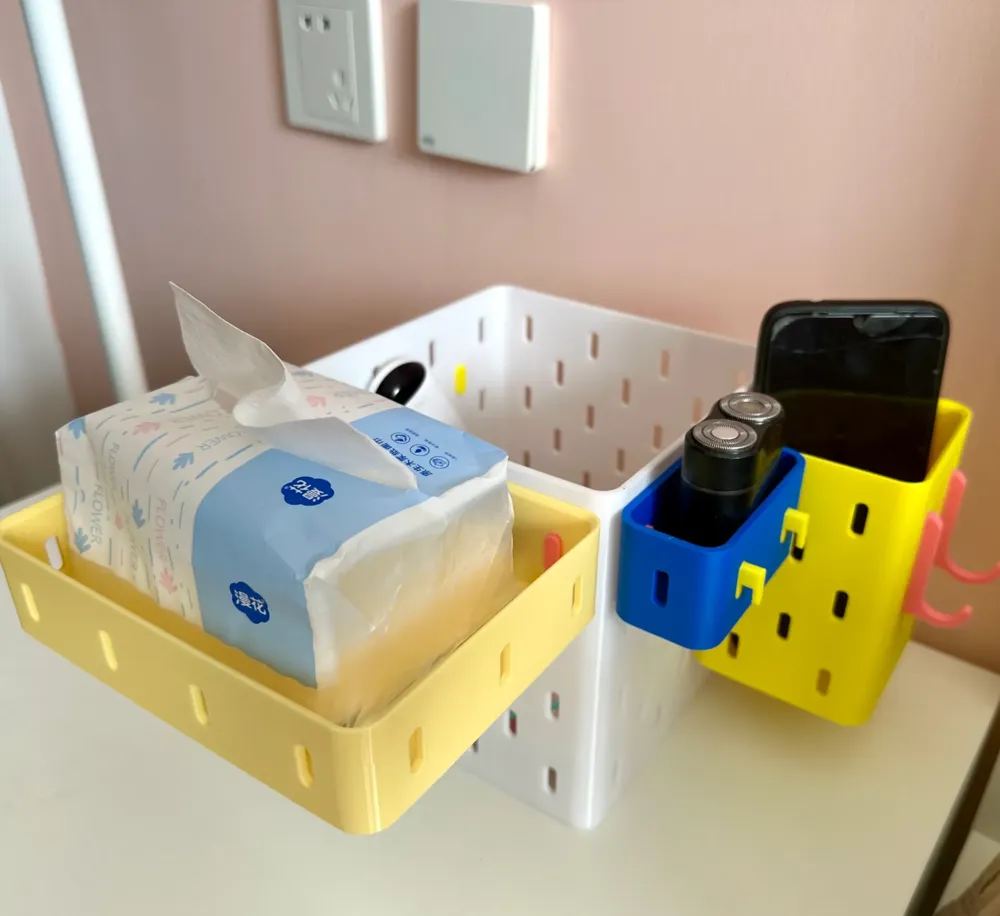 Storage Tissue IKEA SKÅDIS Pegboard Style Tissue Storage Box - Free 3D Print Model ...
