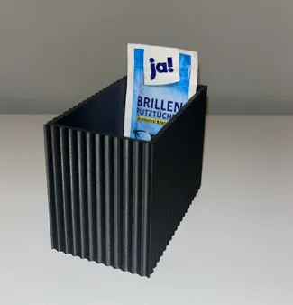 Dekobox/ Box für Brillenputztücher