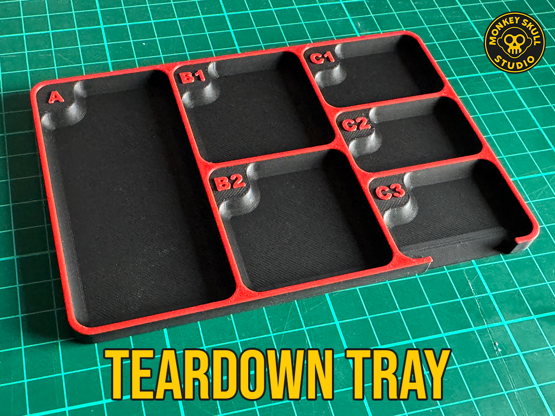 Magnetic Teardown Tray - STEP file available