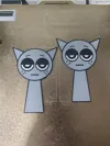 Grey 0.2mm layer, 2 walls, 15% infill