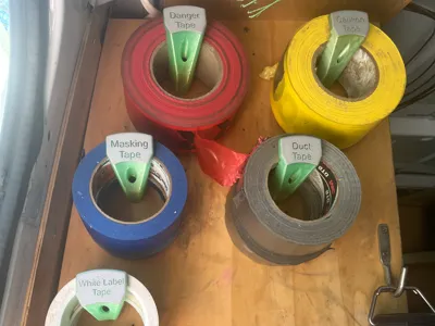 Tape Roll Wall Hangers
