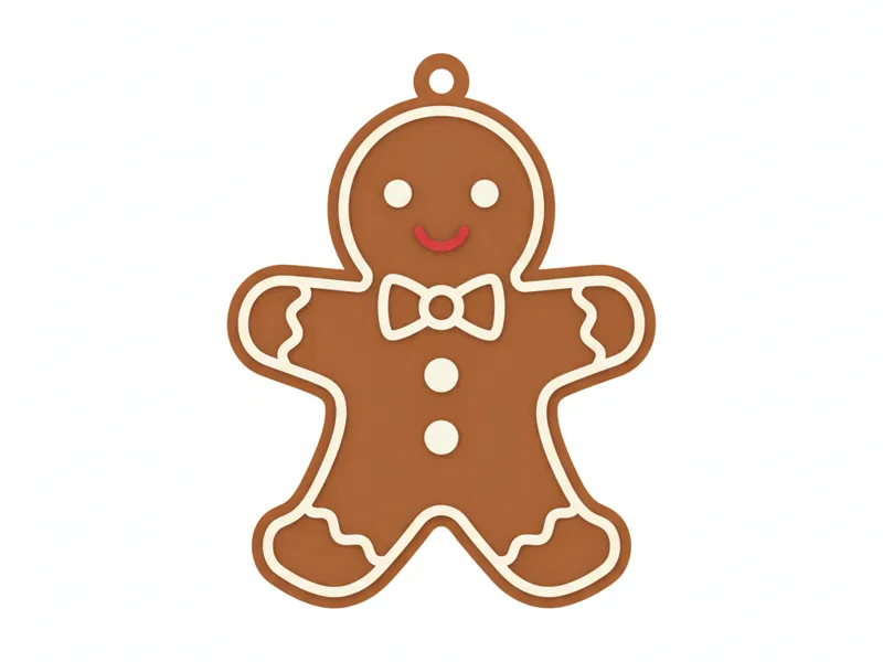 Gingerbread Man Ornament (No AMS Needed)