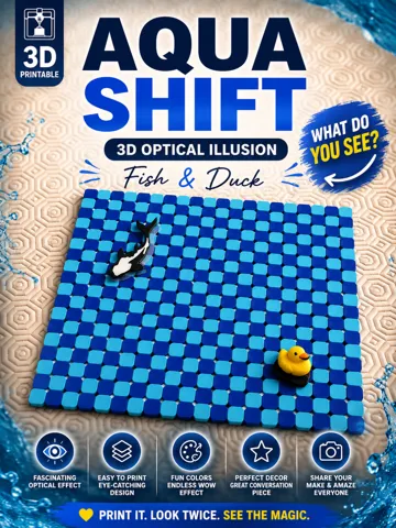 Letrero o emblema decorativo: AQUA SHIFT — vista de referencia 2