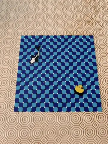 Letrero o emblema decorativo: AQUA SHIFT — vista de referencia 3