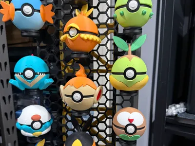 Magnetic Pokeball Stands for HSW - Large Magnet