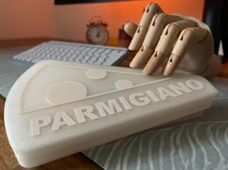 Parmigiano Slice Holder & tray