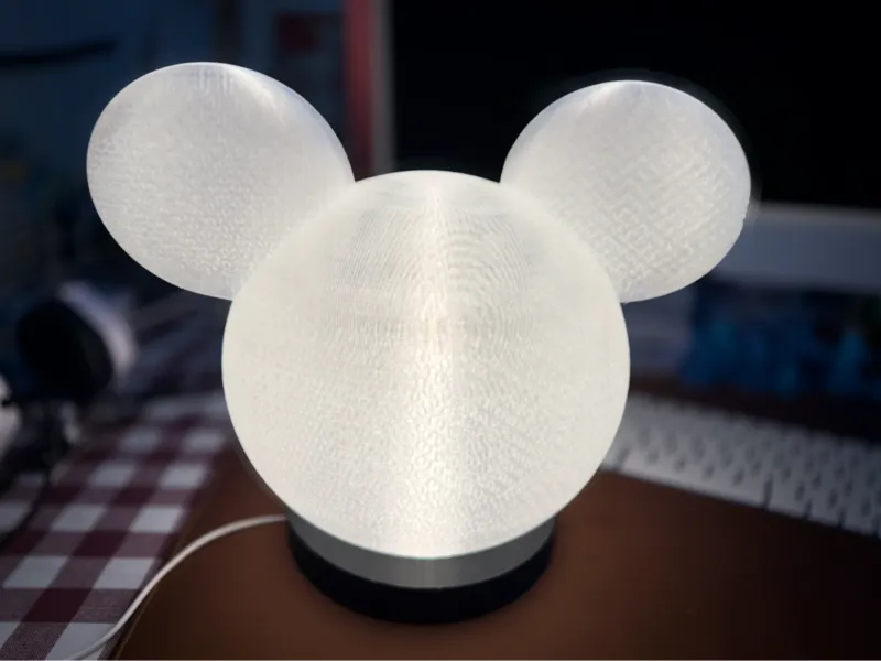 Light Up Mickey Mouse Head