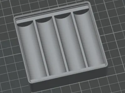 Gridfinity Bin for Surefire SL-B26 Batteries