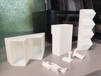 shelving pockets