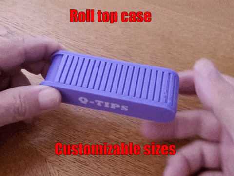 Box with Roll-Top Lid