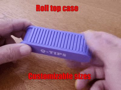 Box with Roll-Top Lid
