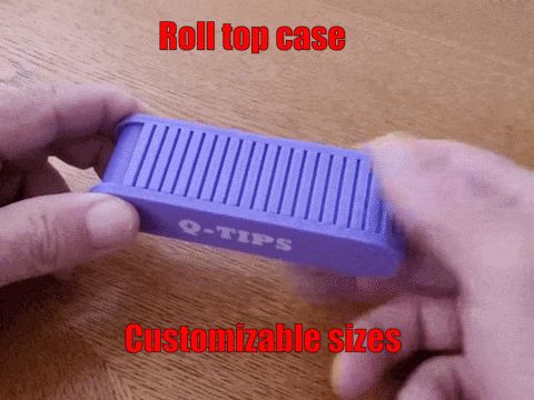 Box with Roll-Top Lid