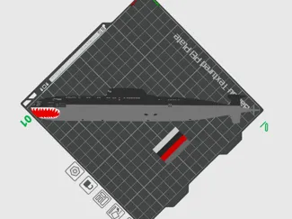 Sierra Class Submarine Book Mark