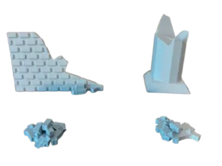 Ruined Stone Wall and Pillar