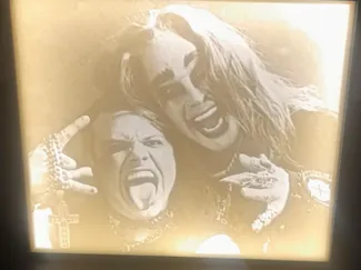 Yungblud and Ozzy Osbourne lithophane