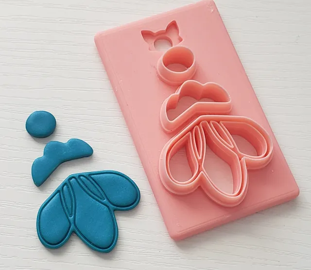 "Pamela" Abstract Polymer Clay Earring Cutter