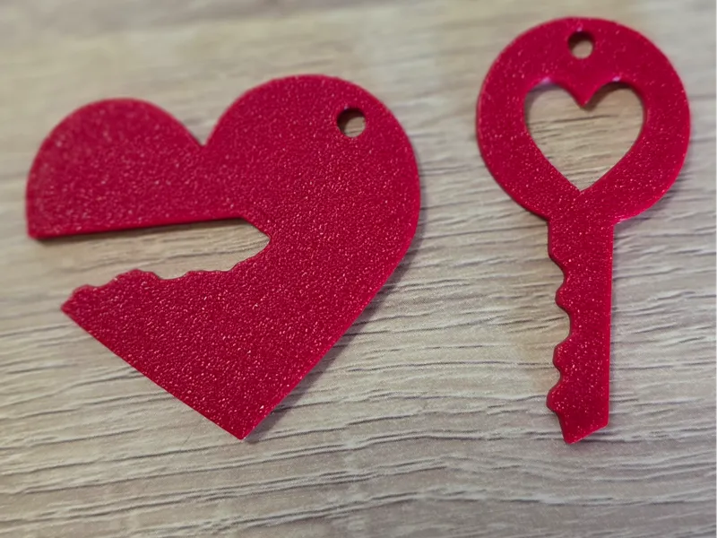 portachiavi san valentino cuore