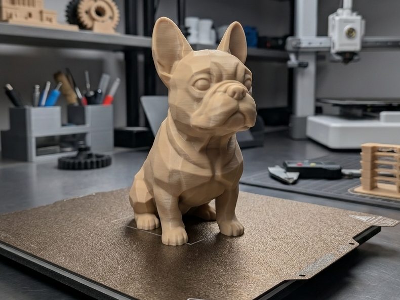 French Bulldog Statue