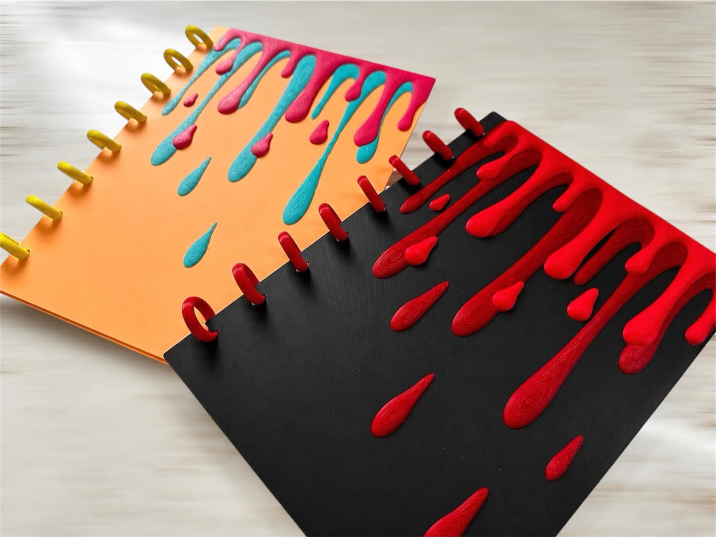 Drip A5 Notebook Splatter 3D model
