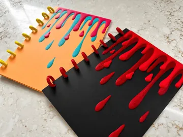 Accesorio para filamento: Drip A5 Notebook Splatter — vista de referencia 5