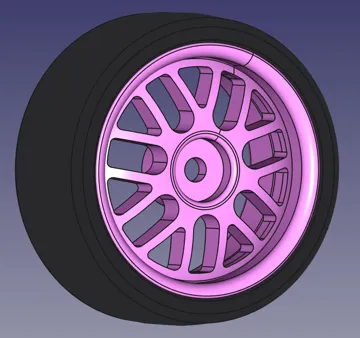 Letrero o emblema decorativo: Drift Wheel 10th Scale — vista de referencia 5
